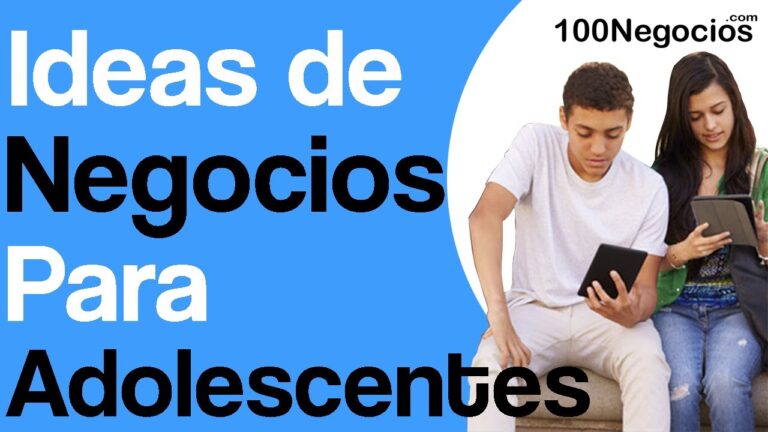 Oportunidades de Emprendimiento para J&oacute;venes de 14 A&ntilde;os