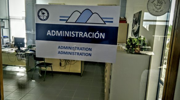 imagen de la puerta de administración